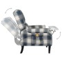 Sillón de masaje reclinable de tela azul de , Sillones de masaje eléctricos - Ref: Foro24-329316, Precio: 186,99 €, Descuento: %