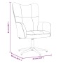 Sillón de relax con taburete terciopelo gris oscuro by , Armchairs - Ref: Foro24-328107, Price: 145,07 €, Discount: %