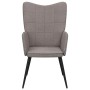 Sillón de relax de tela gris taupe by , Armchairs - Ref: Foro24-327950, Price: 99,38 €, Discount: %