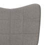 Sillón de relax de tela gris taupe by , Armchairs - Ref: Foro24-327950, Price: 99,38 €, Discount: %