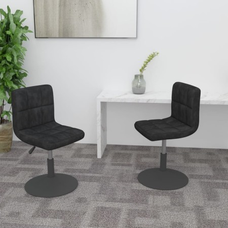 Sillas de comedor giratorias 2 uds terciopelo negro von , Essstühle - Ref: Foro24-334260, Preis: 130,80 €, Rabatt: %