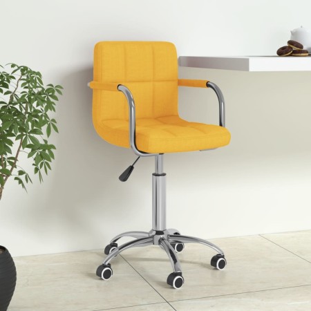 Silla de oficina giratoria de tela amarilla mostaza von , Bürostühle - Ref: Foro24-334674, Preis: 101,59 €, Rabatt: %