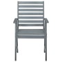 Sillas comedor de jardín 3 uds madera maciza acacia y cojines von , Gartenstühle - Ref: Foro24-3064449, Preis: 288,73 €, Raba...