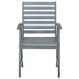 Sillas comedor de jardín 3 uds madera maciza acacia y cojines by , Garden chairs - Ref: Foro24-3064435, Price: 296,00 €, Disc...