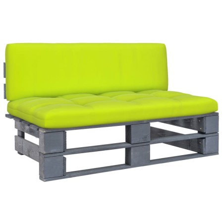 Otomana de jardín de palets madera de pino impregnada gris von , Modulare Sofas für den Außenbereich - Ref: Foro24-3066491, P...
