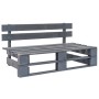Otomana de jardín de palets madera de pino impregnada gris von , Modulare Sofas für den Außenbereich - Ref: Foro24-3066491, P...
