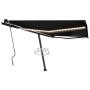 Toldo manual retráctil con LED gris antracita 450x350 cm von , Markisen - Ref: Foro24-3069844, Preis: 528,23 €, Rabatt: %