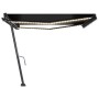 Toldo manual retráctil con LED gris antracita 450x350 cm von , Markisen - Ref: Foro24-3069844, Preis: 528,23 €, Rabatt: %
