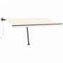Toldo automático con LED y sensor de viento crema 450x350 cm by , Awnings - Ref: Foro24-3069852, Price: 761,78 €, Discount: %