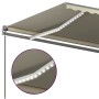 Toldo automático con LED y sensor de viento crema 450x350 cm by , Awnings - Ref: Foro24-3069852, Price: 761,78 €, Discount: %