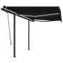Toldo automático LED y sensor de viento gris antracita 3x2,5 m by , Awnings - Ref: Foro24-3070114, Price: 571,95 €, Discount: %