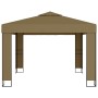 Cenador doble techo y tira luz LED gris taupe 3x3x2,7m 180 g/m² von , Zelte und Pavillons - Ref: Foro24-3070303, Preis: 272,1...