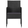 Juego de comedor para jardín 7 piezas ratán sintético negro de , Conjuntos de jardín - Ref: Foro24-3070776, Precio: 671,53 €,...