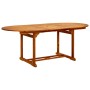 Juego de comedor para jardín 7 piezas ratán sintético negro de , Conjuntos de jardín - Ref: Foro24-3070776, Precio: 671,53 €,...