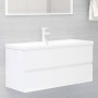 Mueble con lavabo madera de ingeniería blanco brillante de , Tocadores de baño - Ref: Foro24-3071573, Precio: 335,75 €, Descu...