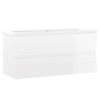 Mueble con lavabo madera de ingeniería blanco brillante de , Tocadores de baño - Ref: Foro24-3071573, Precio: 335,75 €, Descu...