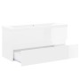 Mueble con lavabo madera de ingeniería blanco brillante de , Tocadores de baño - Ref: Foro24-3071573, Precio: 335,75 €, Descu...