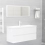 Mueble con lavabo madera de ingeniería blanco brillante von , Badezimmerwaschtische - Ref: Foro24-3071663, Preis: 372,26 €, R...
