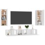 Juego de mueble para TV de 5 piezas madera de ingeniería blanco von , TV-Möbel - Ref: Foro24-3074454, Preis: 179,41 €, Rabatt: %