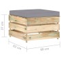 Muebles de jardín 2 piezas con cojines madera impregnada verde by , Garden sets - Ref: Foro24-3074532, Price: 183,00 €, Disco...