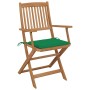 Sillas de jardín plegables 6 uds y cojines madera maciza acacia by , Garden chairs - Ref: Foro24-3074945, Price: 343,48 €, Di...