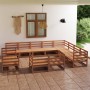Muebles de jardín 12 piezas marrón miel madera maciza de pino by , Garden sets - Ref: Foro24-3075957, Price: 788,90 €, Discou...