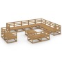 Muebles de jardín 13 piezas marrón miel madera maciza de pino von , Gartensets - Ref: Foro24-3075962, Preis: 850,00 €, Rabatt: %