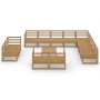 Muebles de jardín 13 piezas marrón miel madera maciza de pino von , Gartensets - Ref: Foro24-3075962, Preis: 850,00 €, Rabatt: %