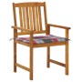 Sillas de jardín y cojines 6 unidades madera maciza de acacia by , Garden chairs - Ref: Foro24-3078164, Price: 444,66 €, Disc...