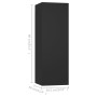 Set de muebles de salón TV 3 pzas madera de ingeniería negro by , TV Furniture - Ref: Foro24-3078778, Price: 121,31 €, Discou...