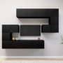 Set de muebles de salón TV 8 piezas madera ingeniería negro von , TV-Möbel - Ref: Foro24-3078828, Preis: 297,73 €, Rabatt: %