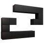 Set de muebles de salón TV 8 piezas madera ingeniería negro von , TV-Möbel - Ref: Foro24-3078828, Preis: 297,73 €, Rabatt: %