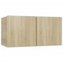 Set de muebles salón TV 7 pzas madera ingeniería roble Sonoma von , TV-Möbel - Ref: Foro24-3079044, Preis: 206,61 €, Rabatt: %