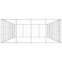 Perrera de exterior de acero galvanizado 43,56 m² von , Hundehütten und Zäune - Ref: Foro24-3082321, Preis: 998,23 €, Rabatt: %