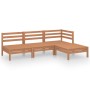 Juego muebles de jardín 4 pzas madera maciza pino marrón miel von , Gartensets - Ref: Foro24-3082630, Preis: 215,61 €, Rabatt: %