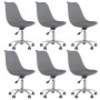 Sillas de comedor giratorias 6 unidades tela gris claro von , Essstühle - Ref: Foro24-3085390, Preis: 338,36 €, Rabatt: %