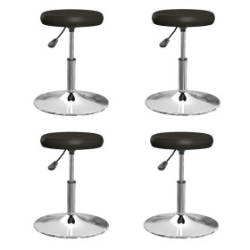 Sillas de comedor 4 unidades cuero sintético negro de , Sillas de comedor - Ref: Foro24-3085579, Precio: 136,75 €, Descuento: %