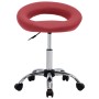 Silla de comedor giratoria de cuero sintético rojo vino tinto by , dining chairs - Ref: Foro24-3085835, Price: 79,76 €, Disco...