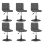 Sillas de comedor giratorias 6 unidades terciopelo gris oscuro von , Essstühle - Ref: Foro24-3087493, Preis: 378,98 €, Rabatt: %