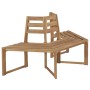 Banco de árbol hexagonal medio madera maciza de acacia 160 cm by , garden benches - Ref: Foro24-44251, Price: 197,91 €, Disco...