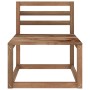 Set de muebles de jardín 2 pzas madera pino impregnada marrón de , Sofás modulares de exterior - Ref: Foro24-316194, Precio: ...