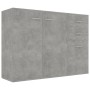 Aparador de madera contrachapada gris hormigón 105x30x75 cm by , Sideboards - Ref: Foro24-800697, Price: 120,85 €, Discount: %