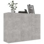 Aparador de madera contrachapada gris hormigón 105x30x75 cm by , Sideboards - Ref: Foro24-800697, Price: 120,85 €, Discount: %