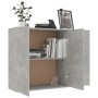 Aparador de madera contrachapada gris hormigón 105x30x75 cm by , Sideboards - Ref: Foro24-800697, Price: 120,85 €, Discount: %