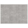 Aparador de madera contrachapada gris hormigón 105x30x75 cm by , Sideboards - Ref: Foro24-800697, Price: 120,85 €, Discount: %