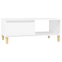 Mesa de centro madera contrachapada blanco 90x50x36,5 cm by , Coffee table - Ref: Foro24-821044, Price: 73,76 €, Discount: %