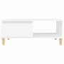 Mesa de centro madera contrachapada blanco 90x50x36,5 cm by , Coffee table - Ref: Foro24-821044, Price: 73,76 €, Discount: %