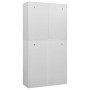 Armario de oficina de acero gris claro 90x40x180 cm von , Schließfächer und Lagerschränke - Ref: Foro24-336418, Preis: 364,66...
