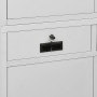 Armario de oficina de acero gris claro 90x40x180 cm von , Schließfächer und Lagerschränke - Ref: Foro24-336418, Preis: 364,66...