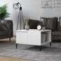 Mesa de centro madera contrachapada blanco 55x55x36,5 cm by , Coffee table - Ref: Foro24-821084, Price: 65,73 €, Discount: %